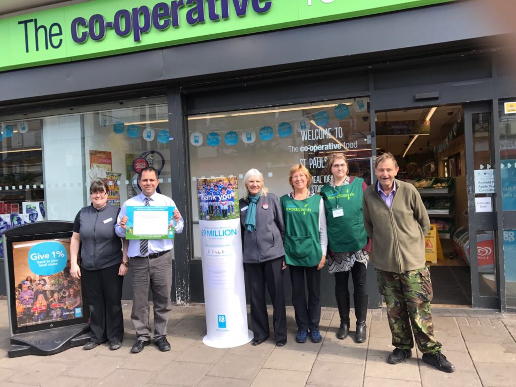 Staff at the Co-op in Orpington