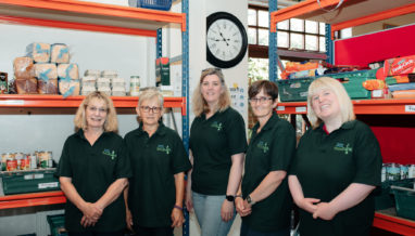 Group photo of foodbank team